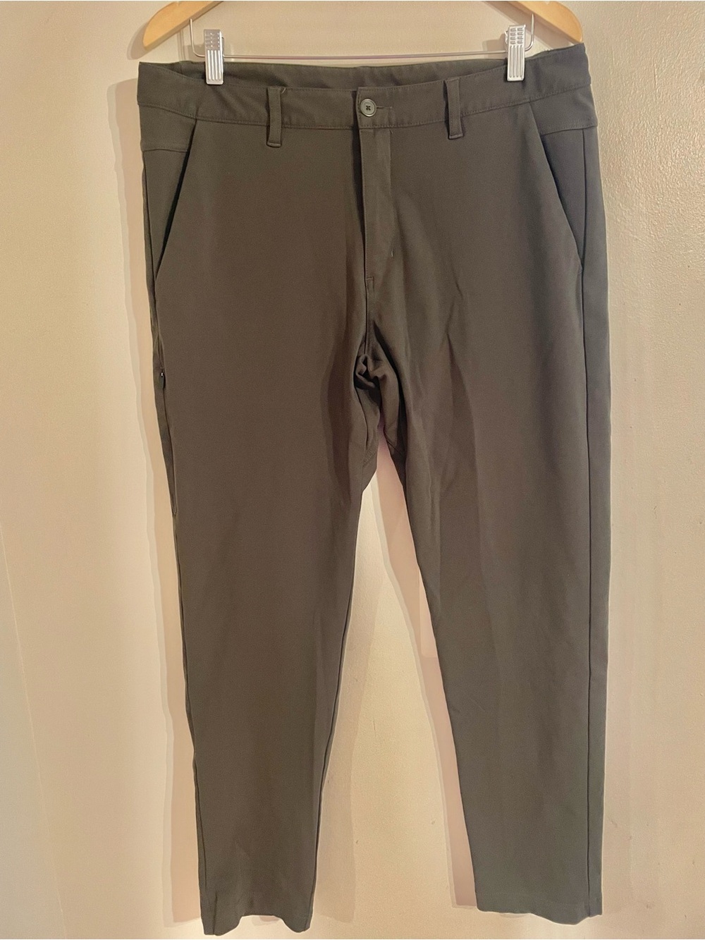 BYLT Basics Olive Green Stretch Chinos